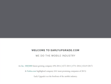 Tablet Screenshot of earlyupgrade.com